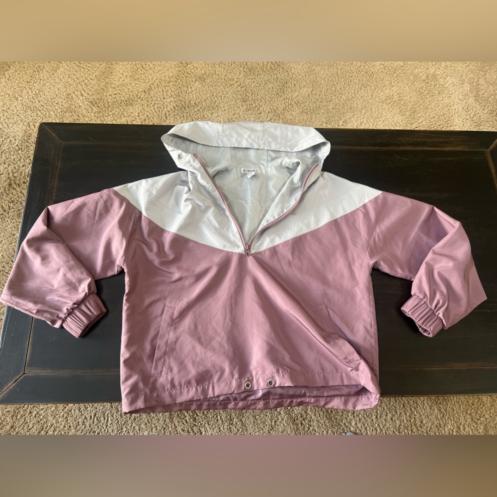 Forever 21 Cropped Rain Jacket